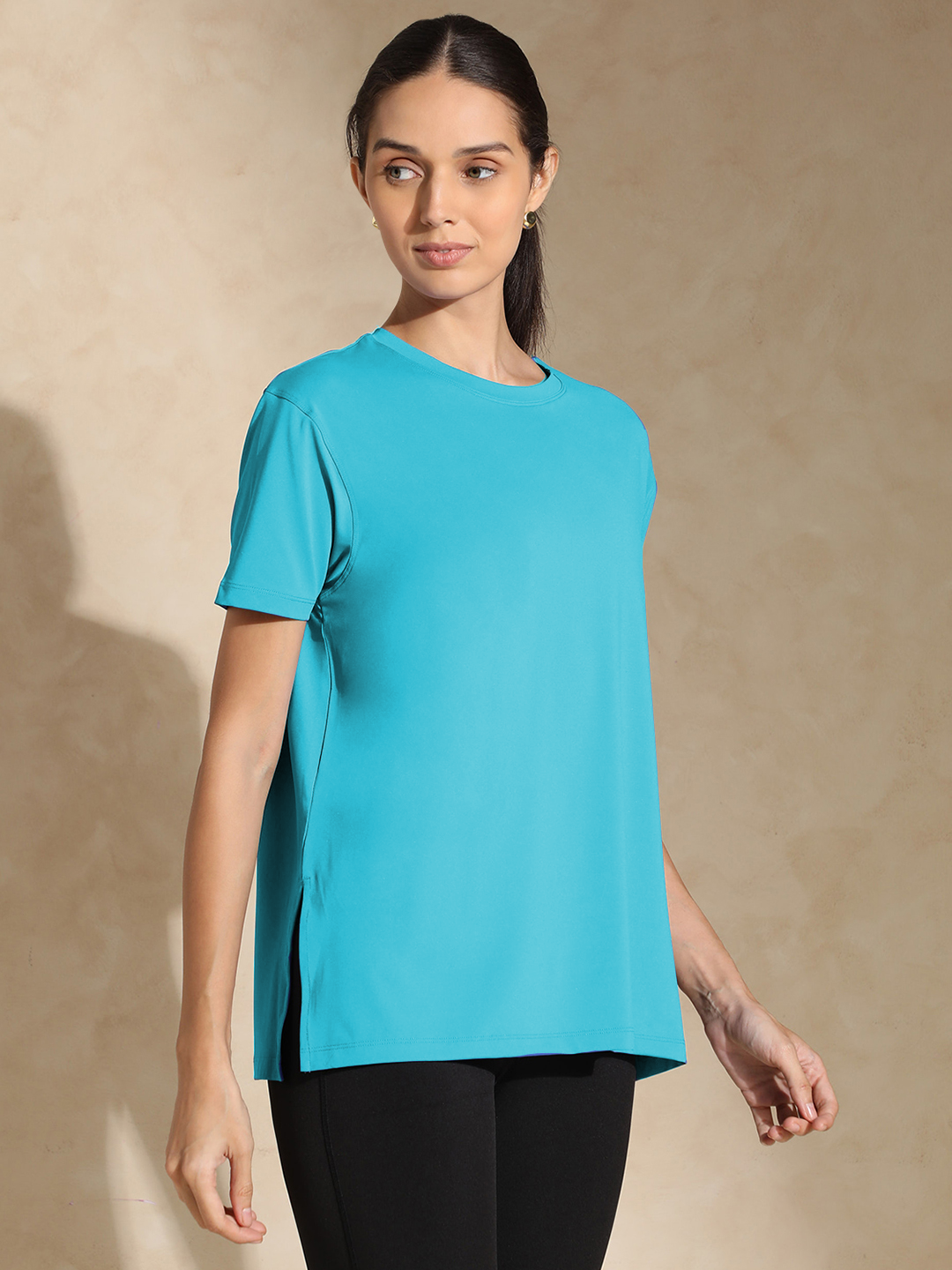 Shop-FlowFit Oversized Tee Capri Blue