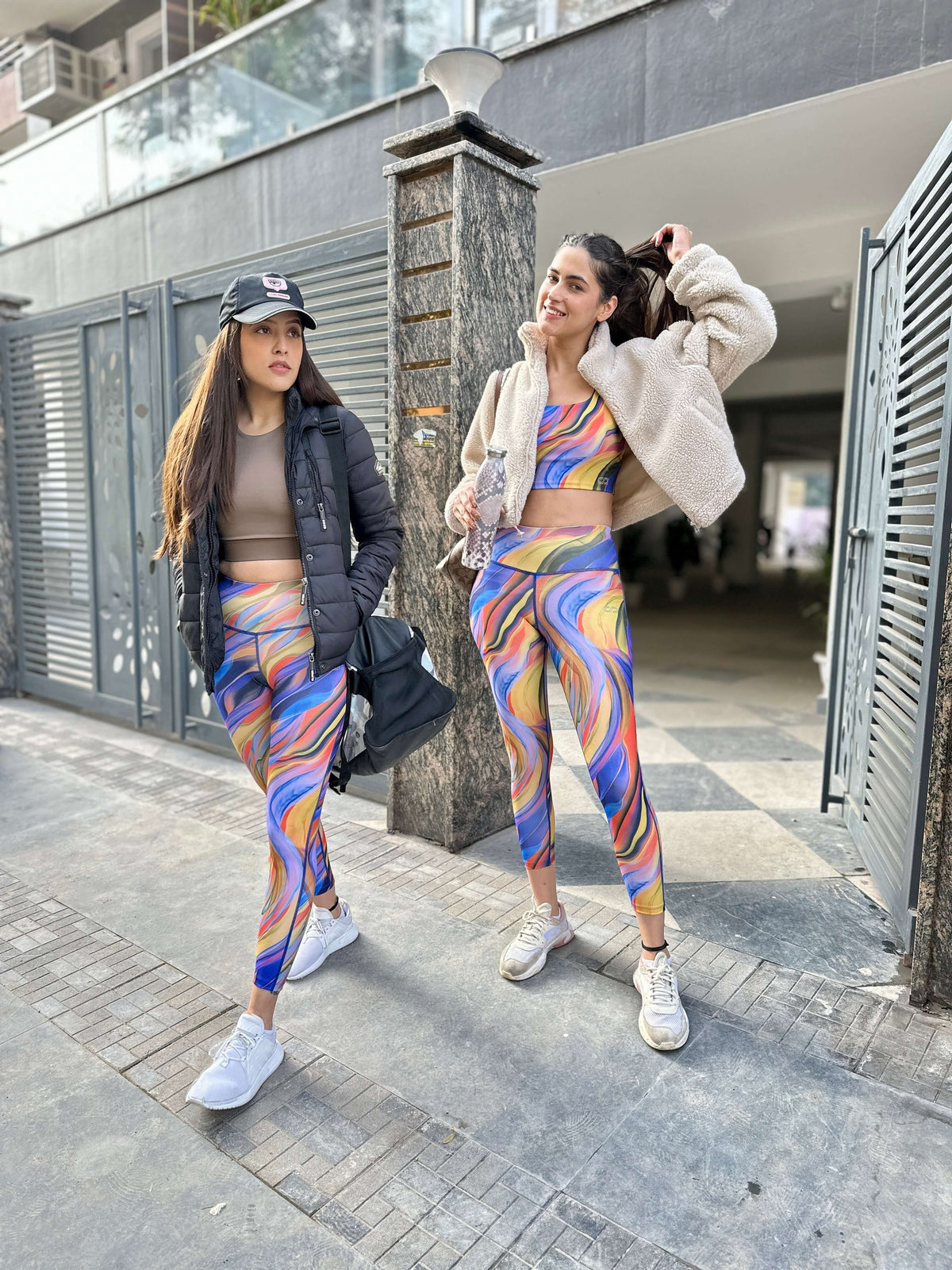 Shop-Radiance Print High Impact Action Bra & Luxe Leggings