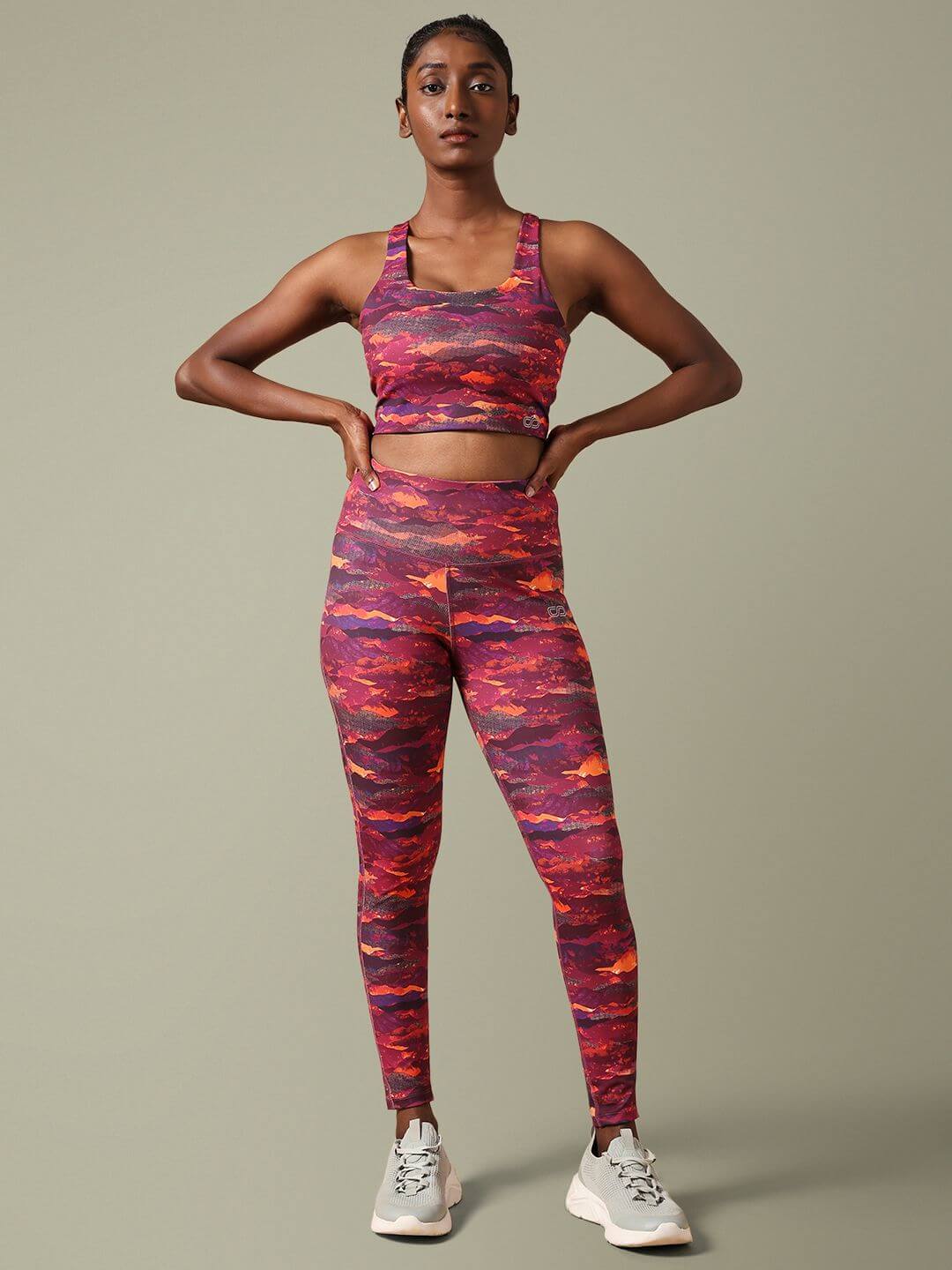 High Impact Action Bra With Clasp Purple Haze