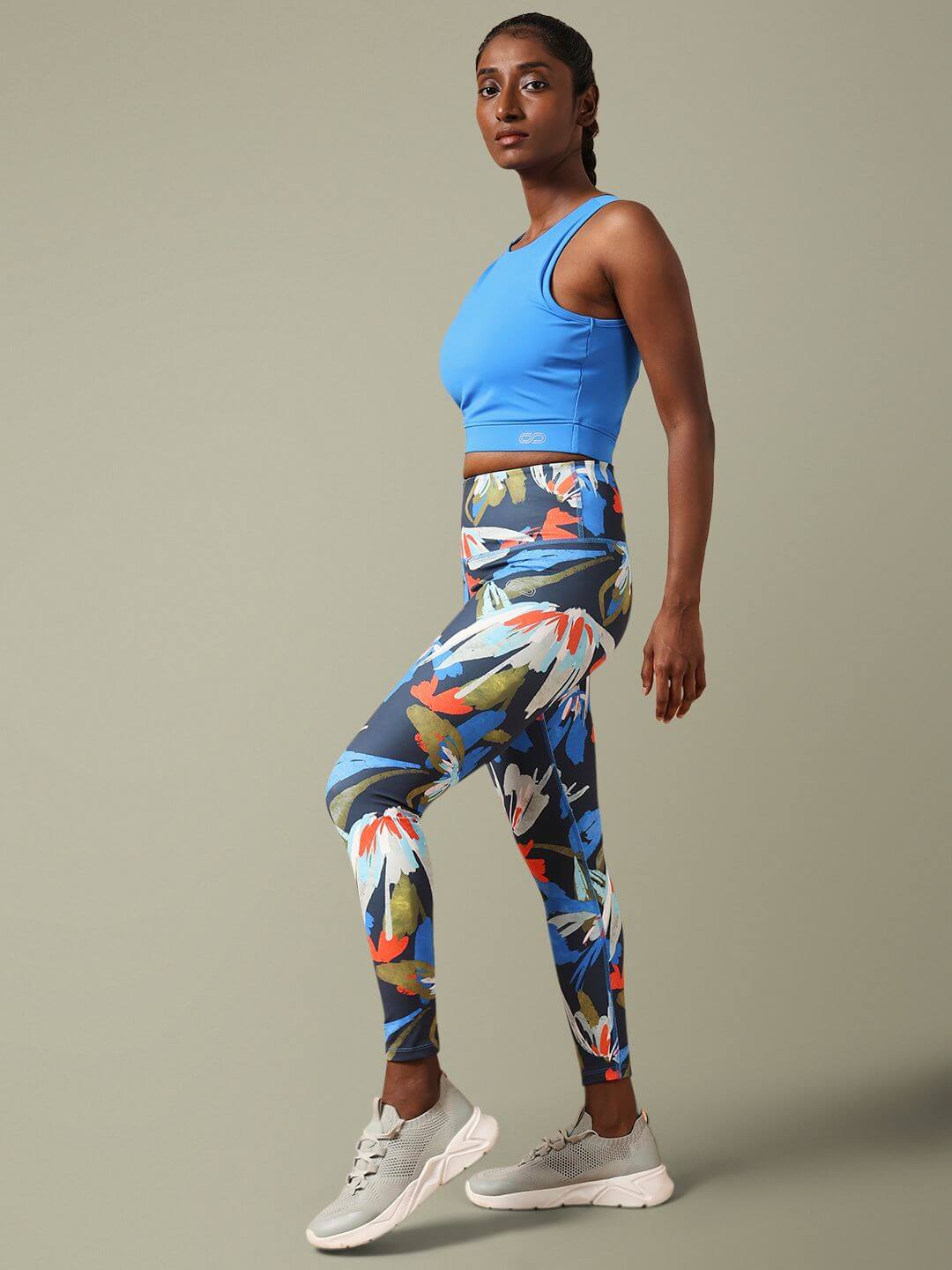 Shop-Electric Blue Crossback Crop Top & Euphora 7/8 Leggings