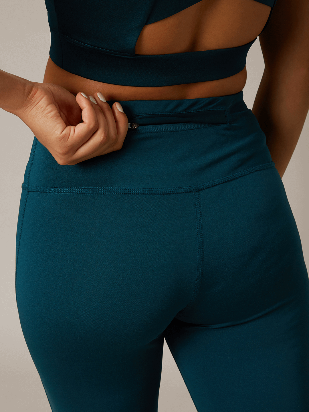 Shop-Ath Perform 7/8 High Waist Leggings Teal