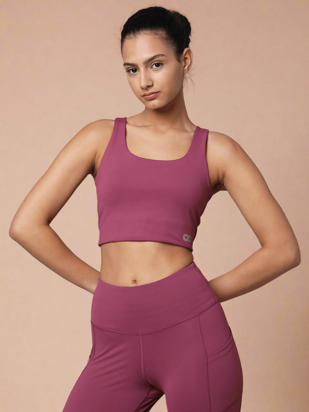 Shop-Tulip Wood High Impact Action Bra & Aura Leggings