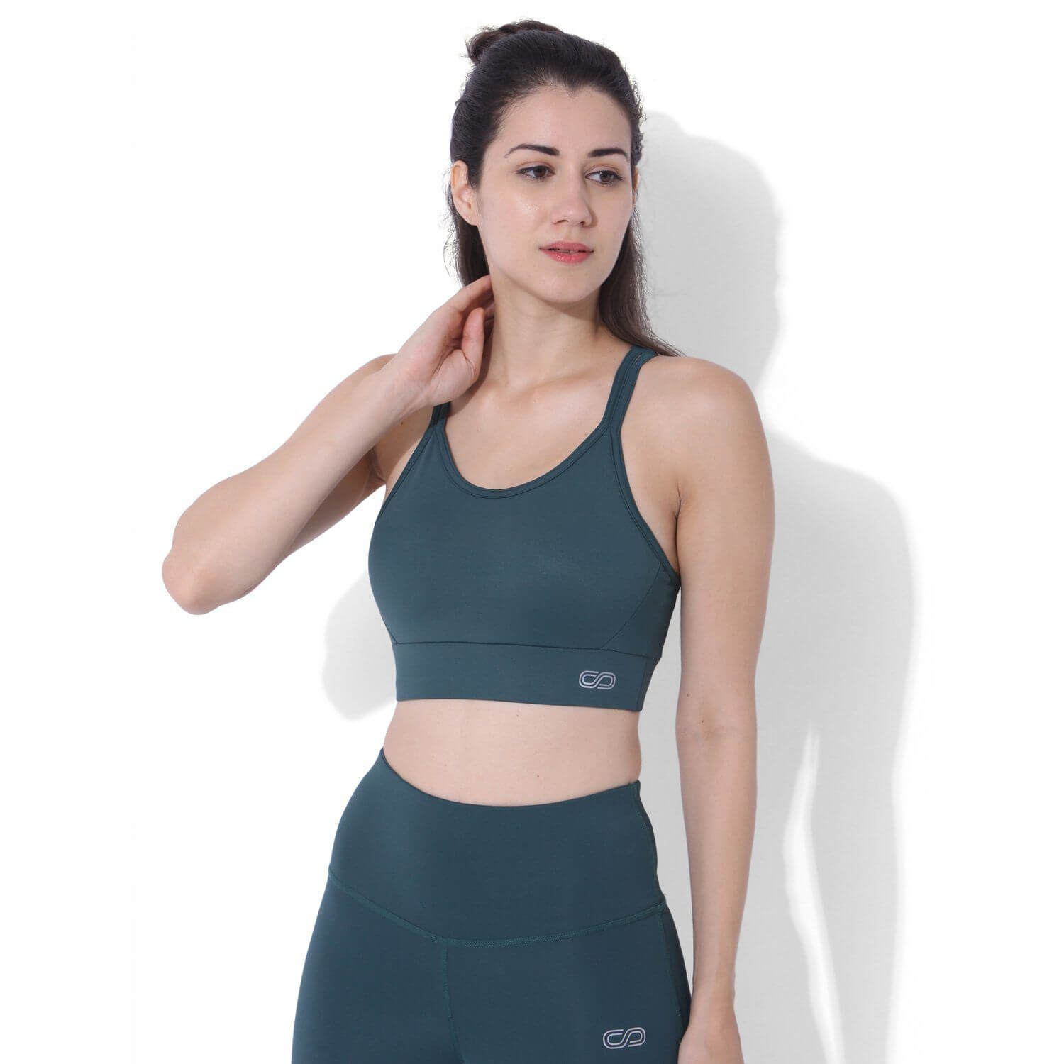 Biker Kross Bra Teal-Padded Sports Bra-Silvertraq-Teal-XS-Silvertraq