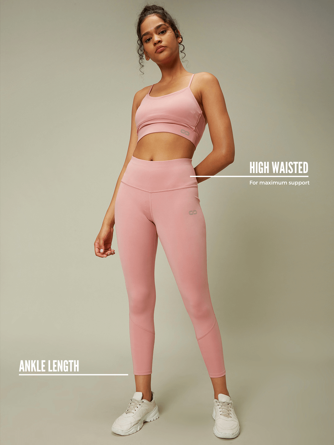 Shop-Ath Perform 7/8 High Waist Leggings Light Pink