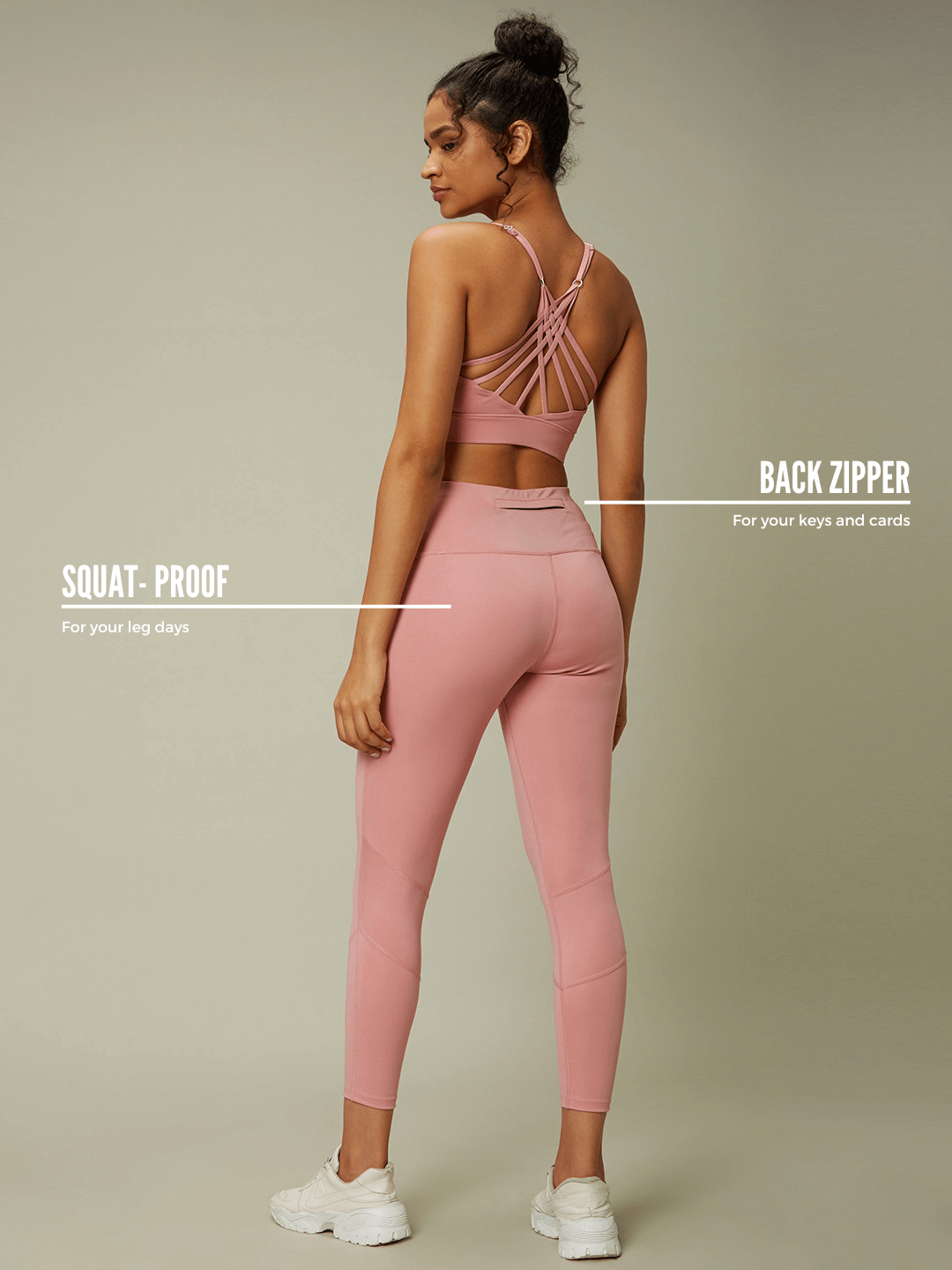 Shop-Ath Perform 7/8 High Waist Leggings Light Pink