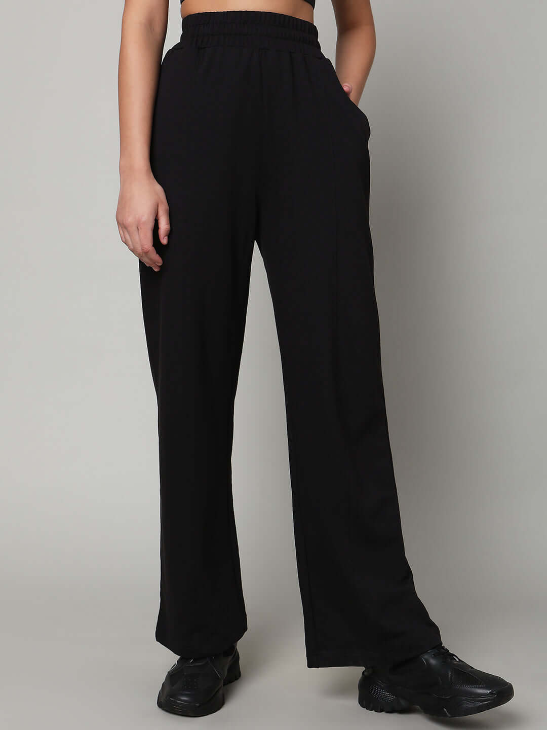 Terry All Weather Black Tracks For Women