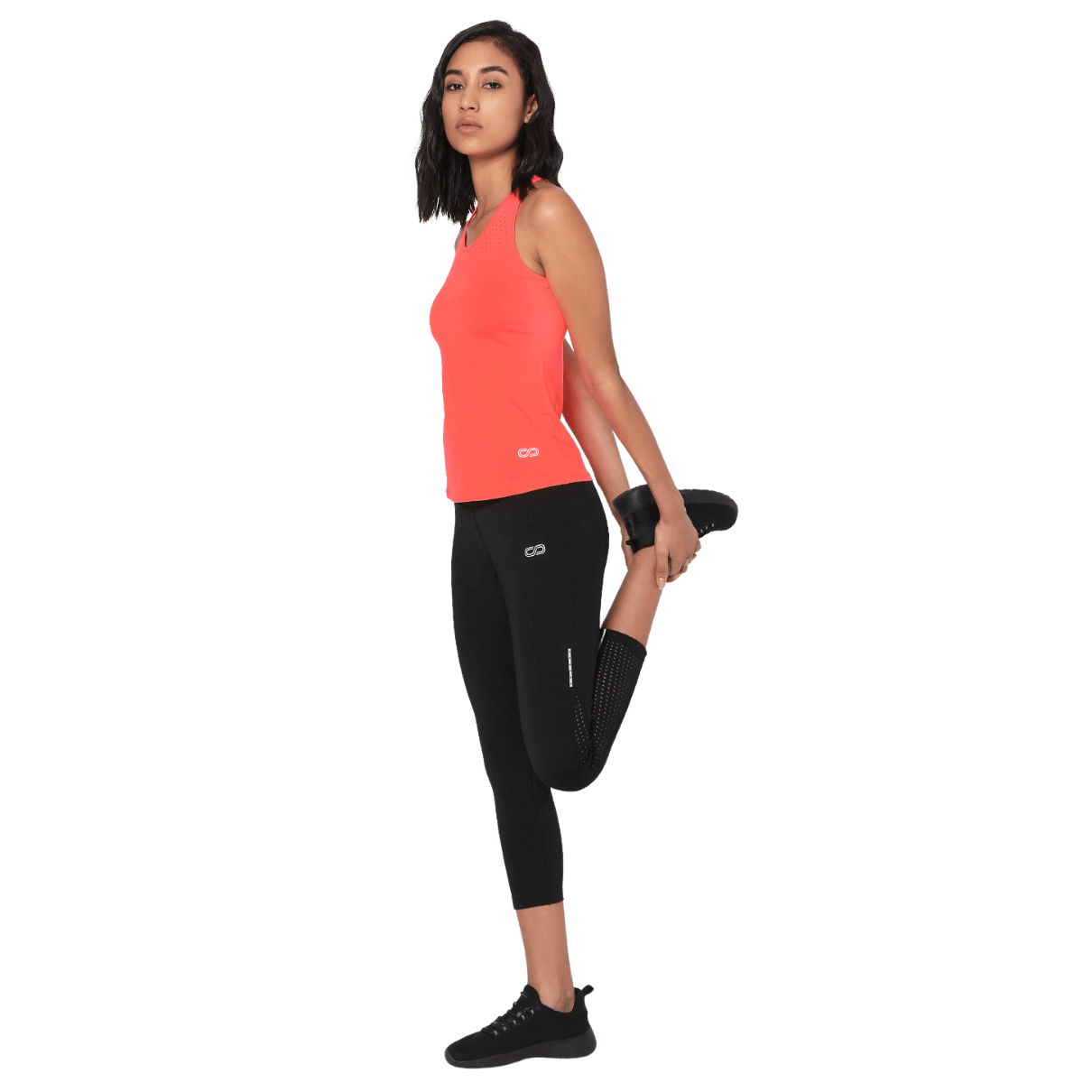 Vapor Tank Top Fiery Coral-Tank Top-Silvertraq-Silvertraq