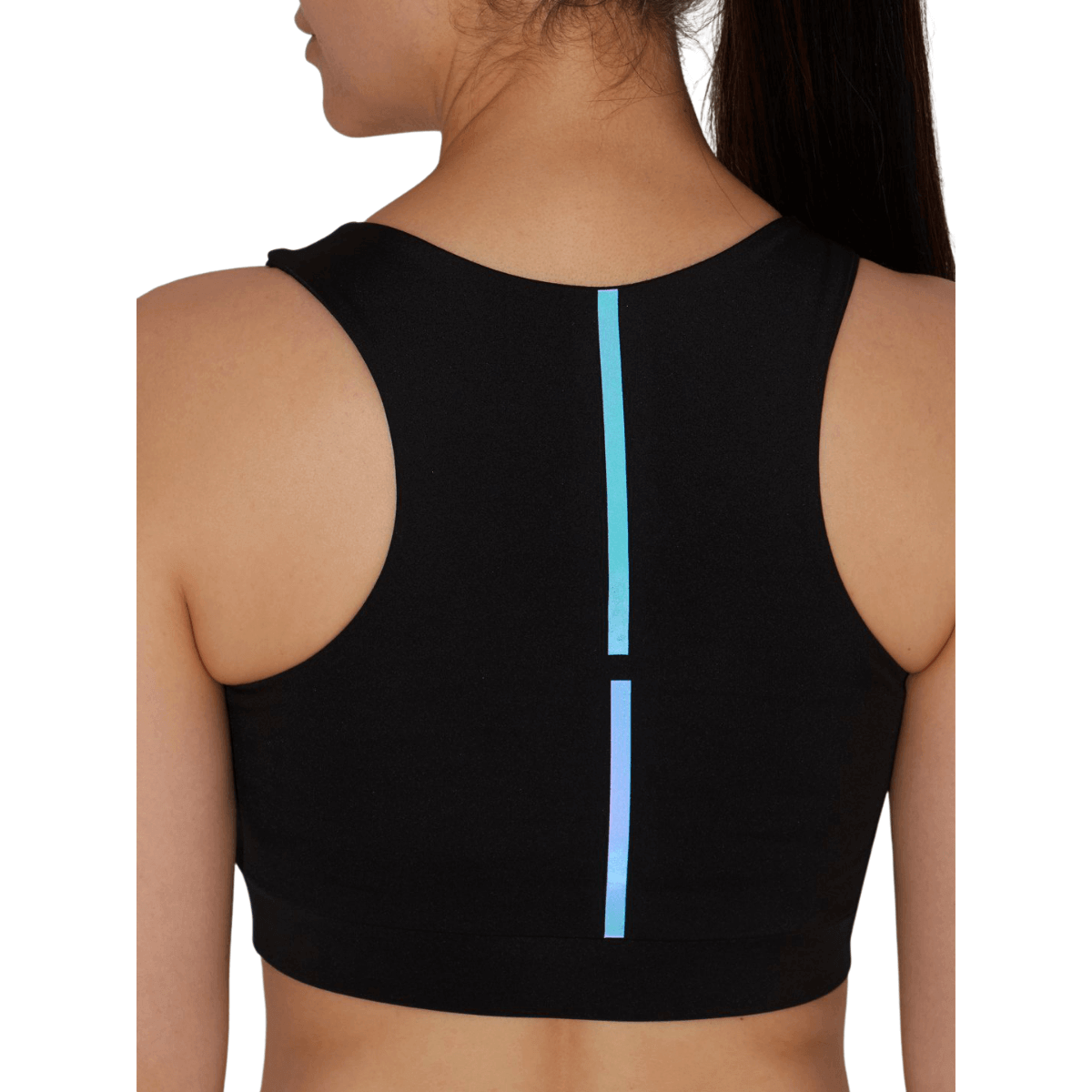 Shop-Black Artemis Reflective Crop Top & Leggings