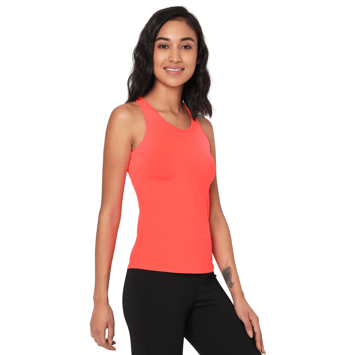 Vapor Tank Top Fiery Coral-Tank Top-Silvertraq-Silvertraq