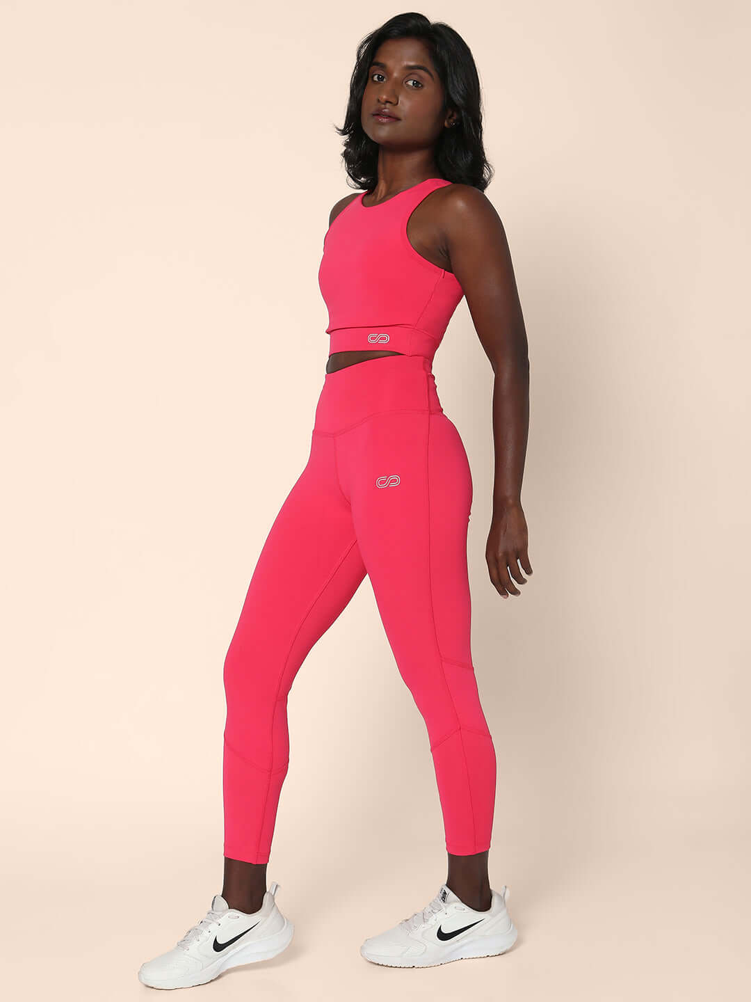 Shop-Sparkling Cosmo Cross back Crop Top & 7/8 Leggings