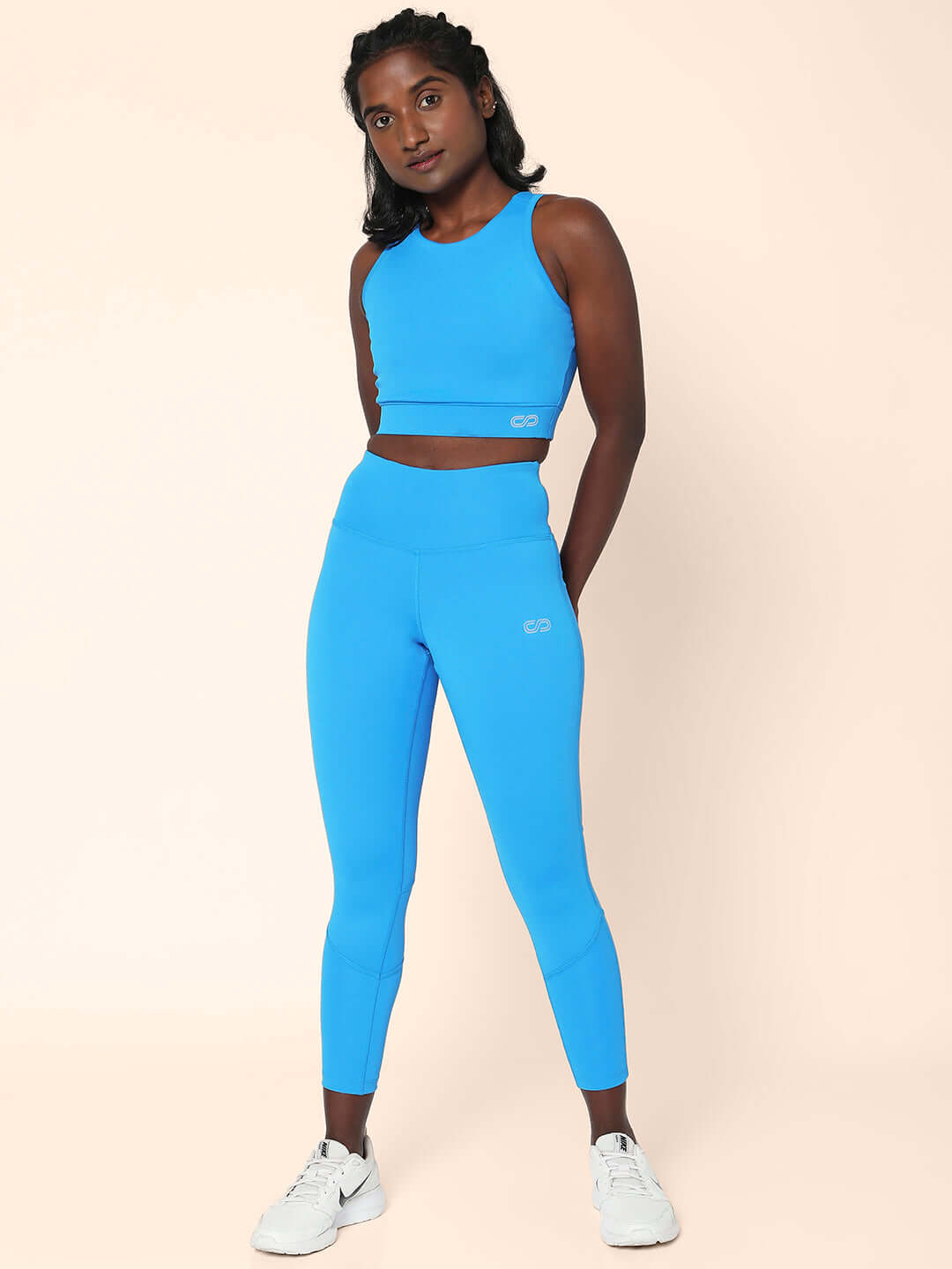 Shop-Ath Perform 7/8 High Waist Leggings Electric Blue