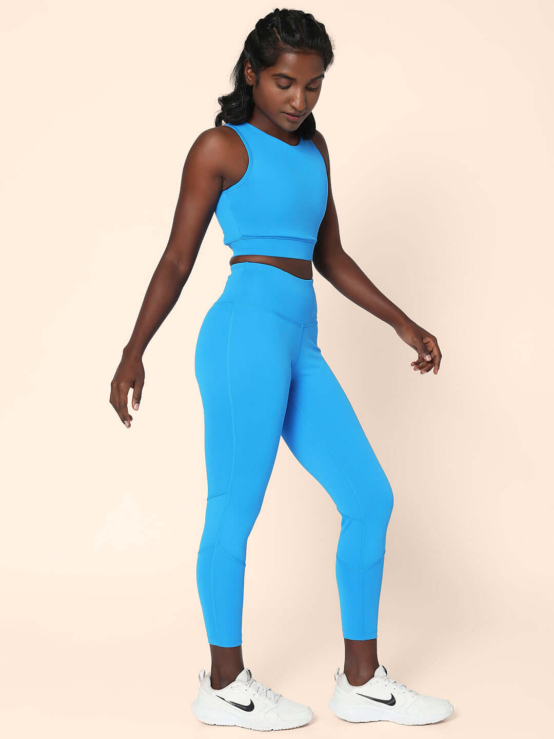 Shop-Ath Perform 7/8 High Waist Leggings Electric Blue