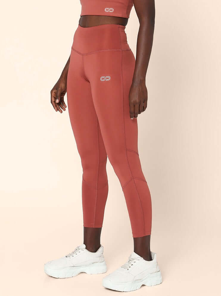 Shop-Ath Perform 7/8 High Waist Leggings Marsala