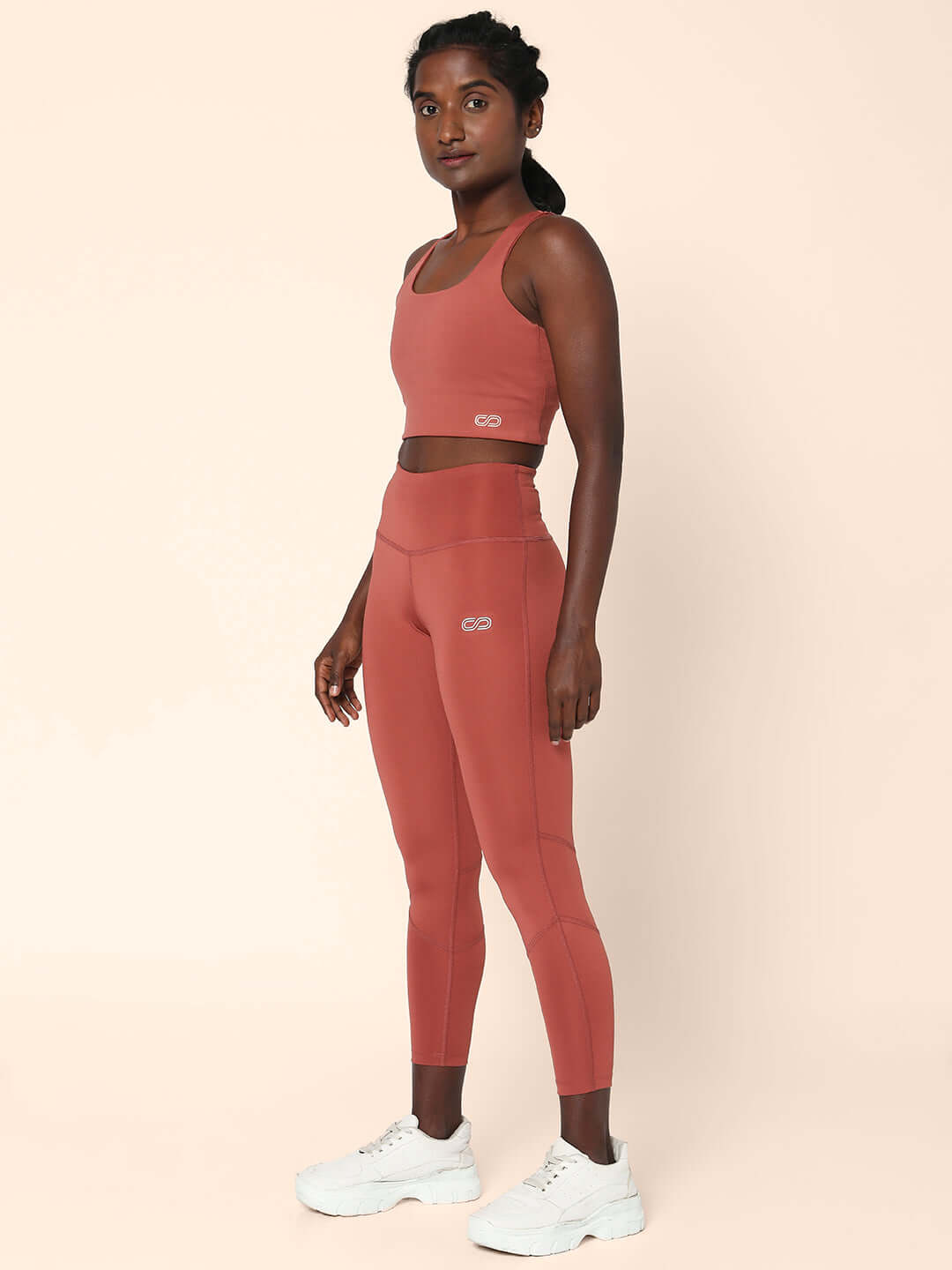Shop-Marsala High Impact Action Bra & 7/8 Leggings