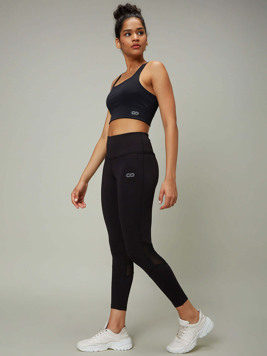 Shop-Black High Impact Action Bra and 7/8 Leggings