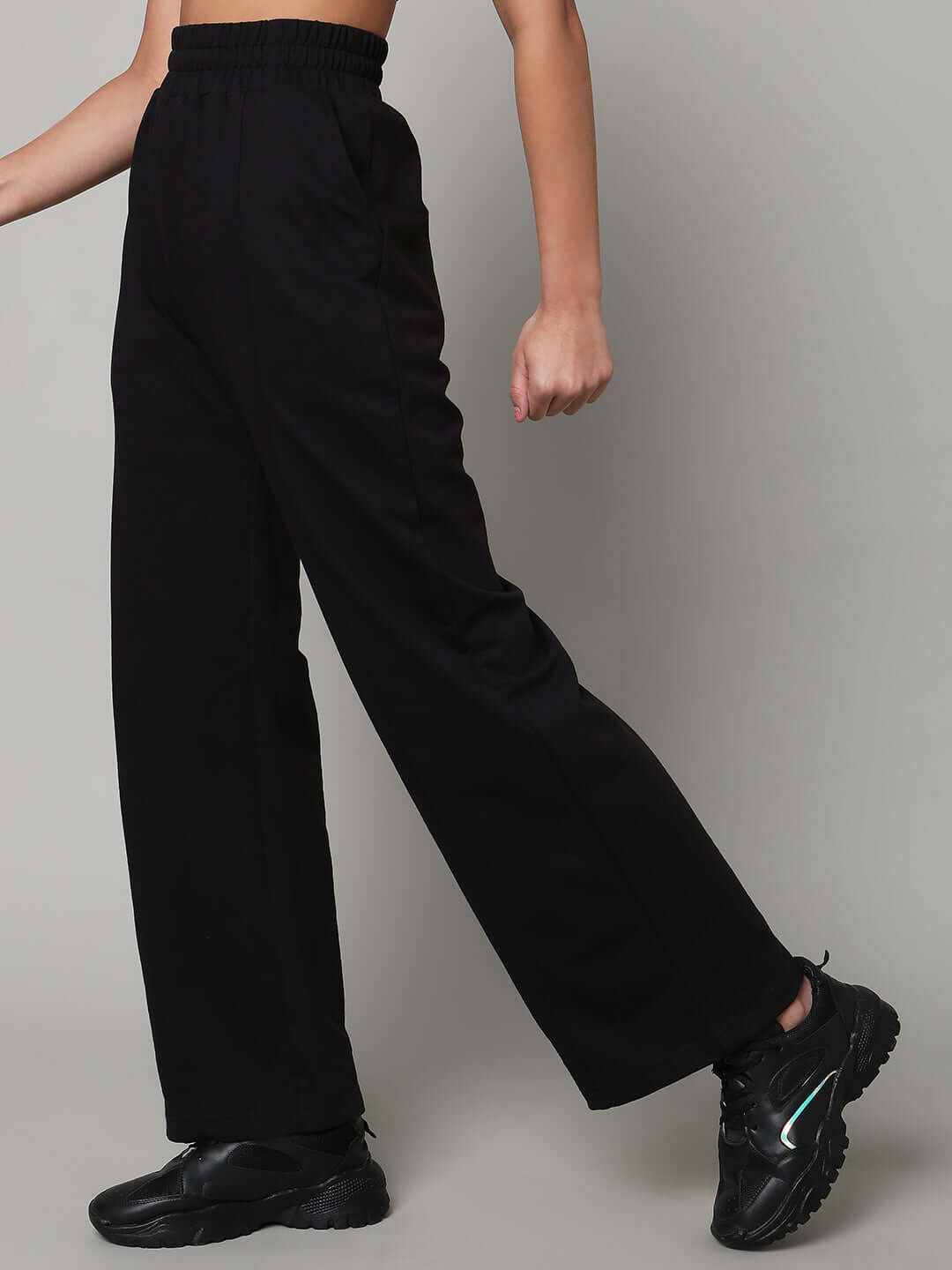 Terry All Weather Black Tracks For Women