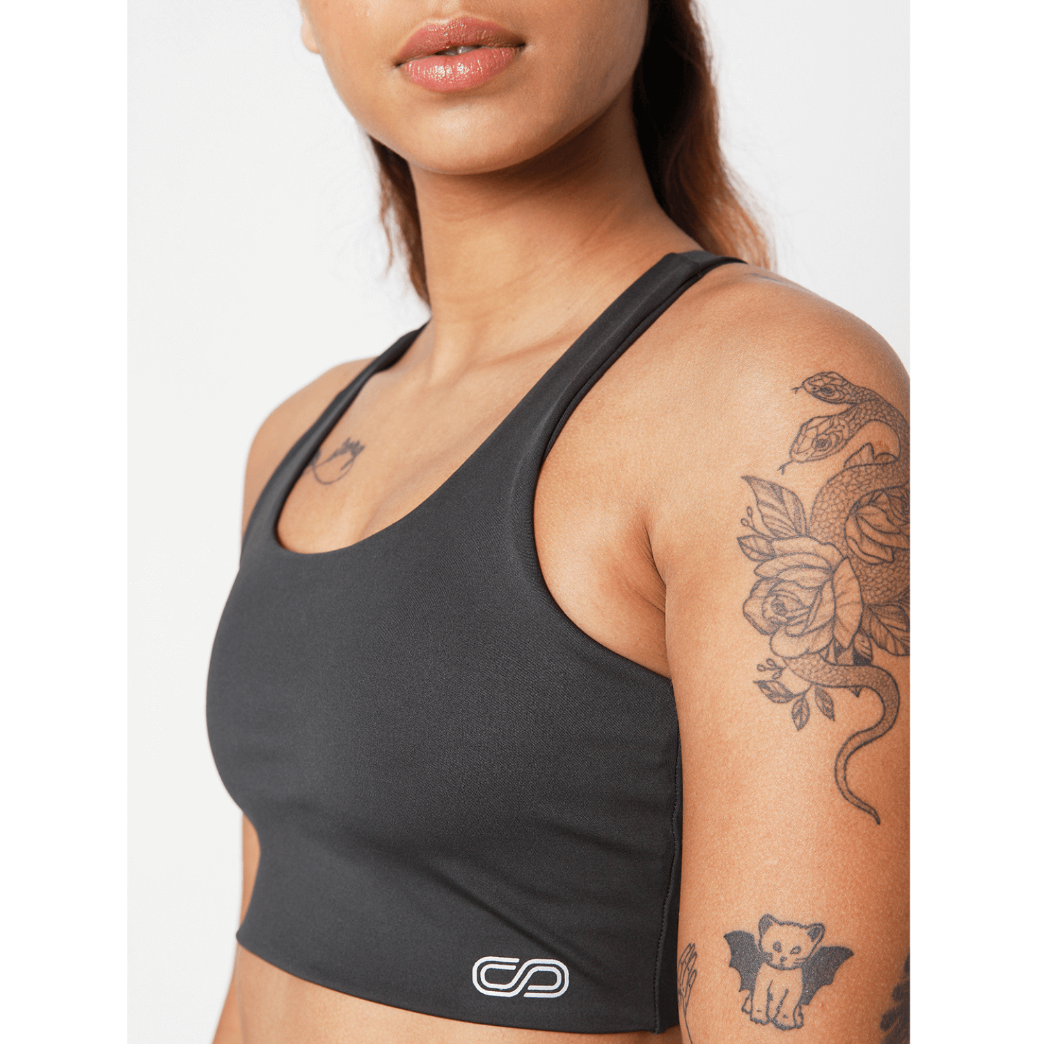 Women's Action Bra With Clasp & Evolve Leggings Grey