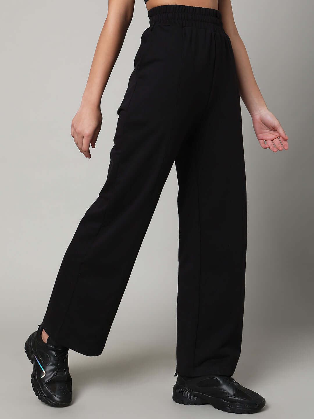 Terry All Weather Black Tracks For Women