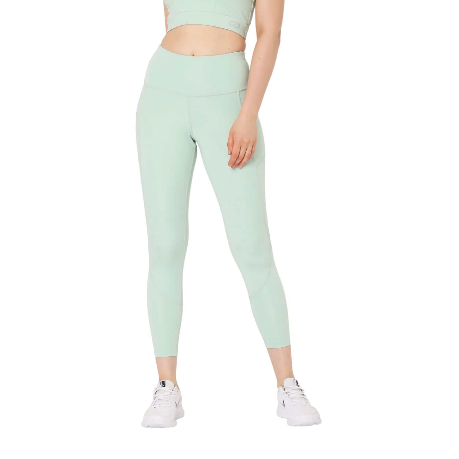 Pastel Jade High Impact Action Bra & Aura Leggings
