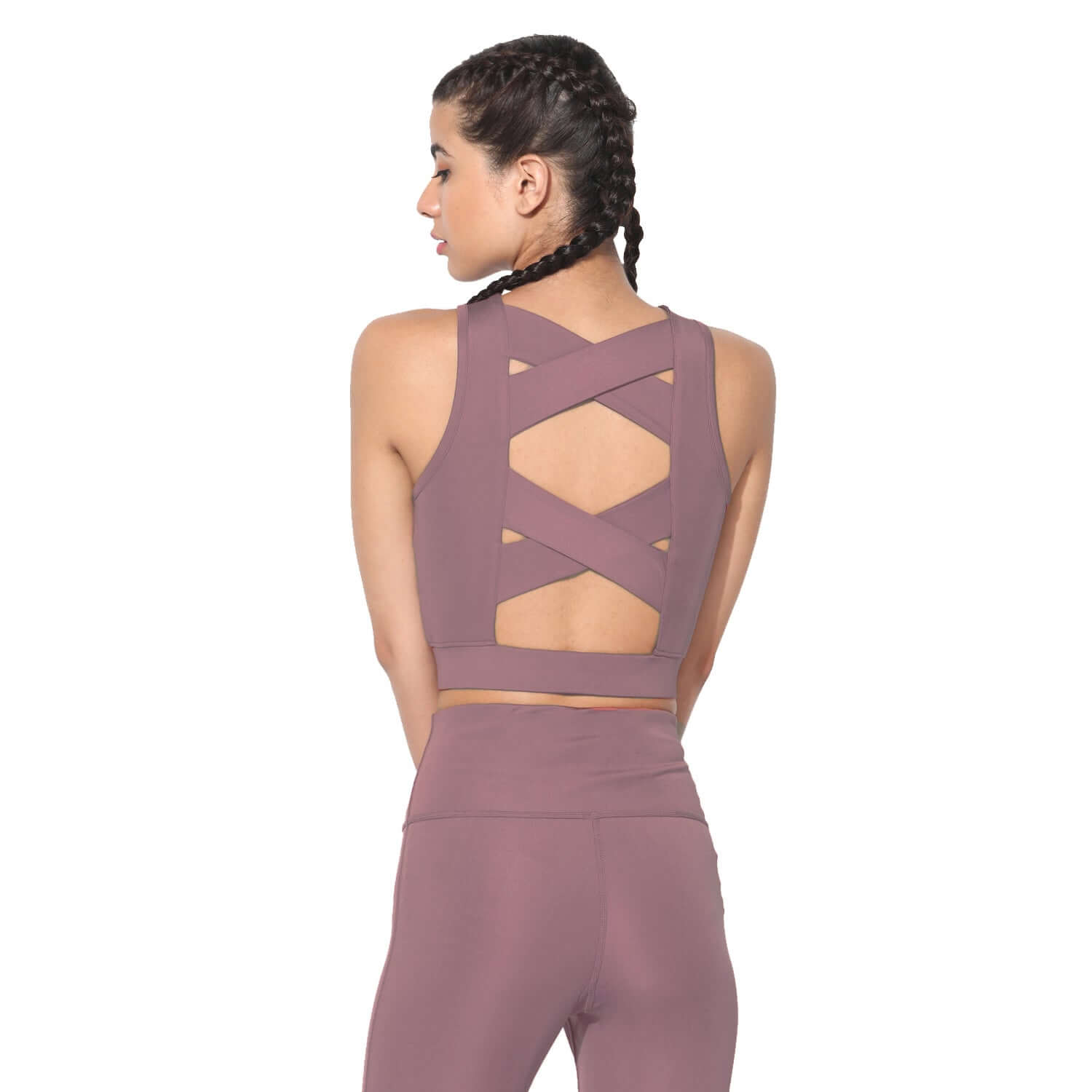 Nirvana Cross Back Crop Top & Leggings