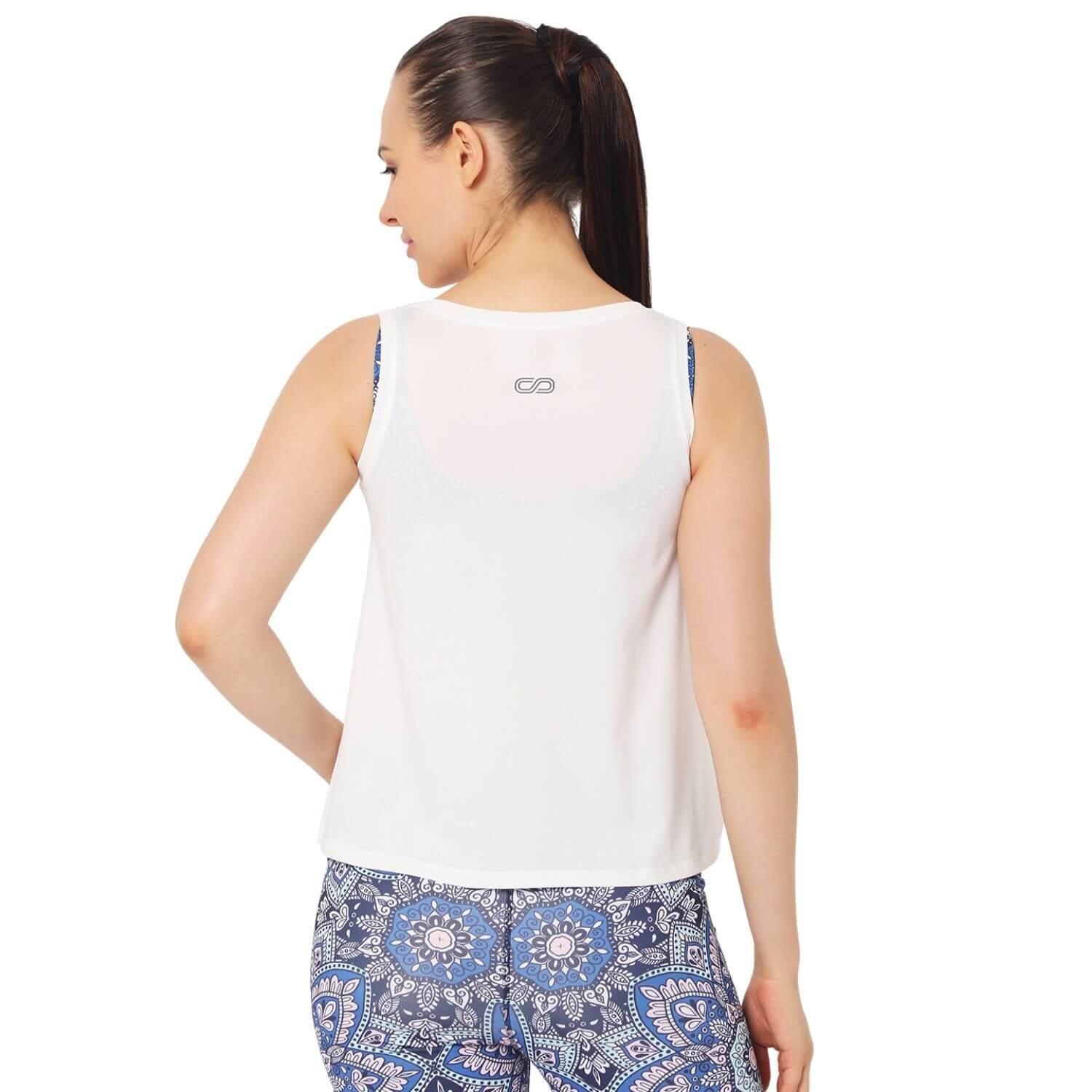Wicking Swing Vest White-Tank Top-Silvertraq-Silvertraq
