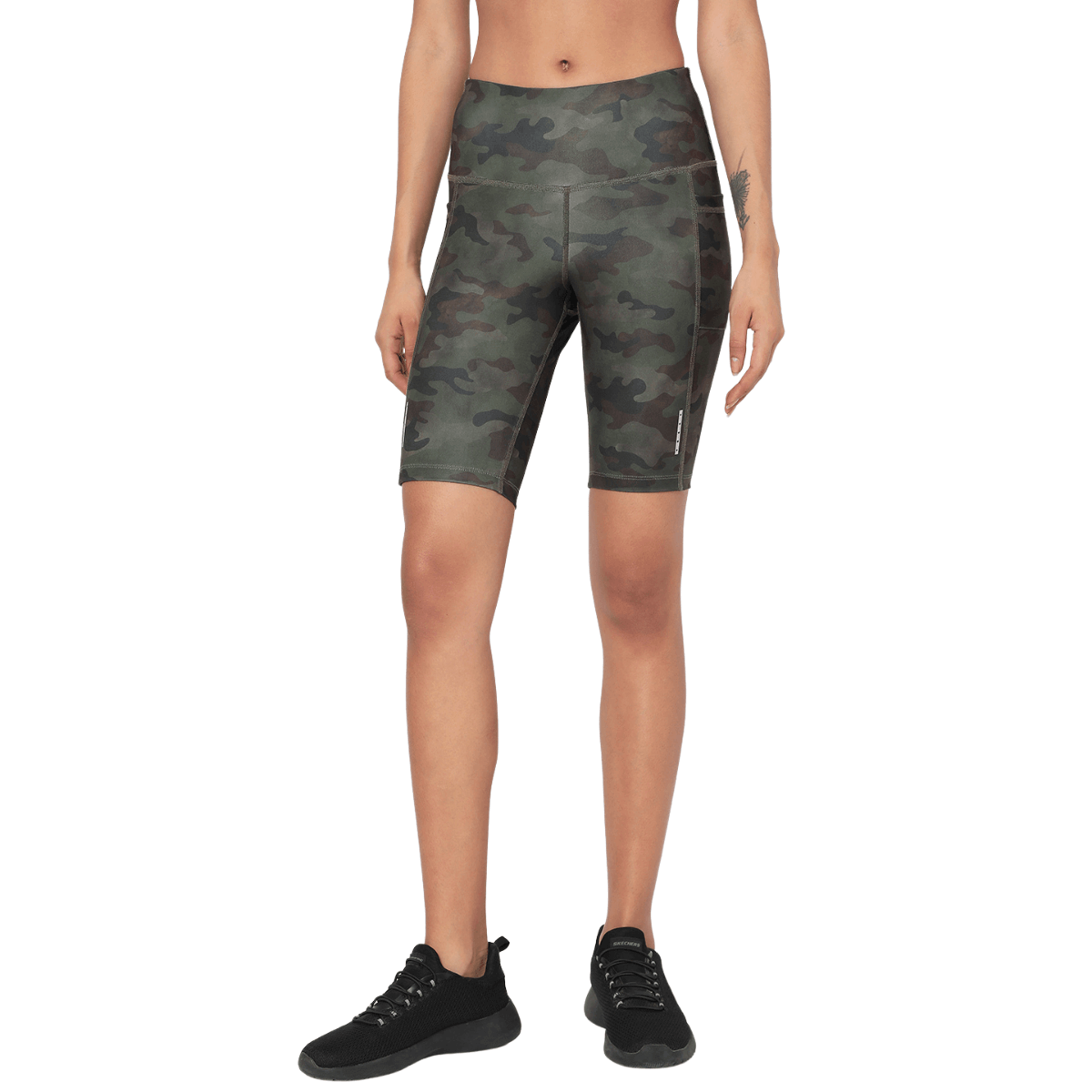 Biker Shorts Army Camo-Shorts-Silvertraq-Silvertraq