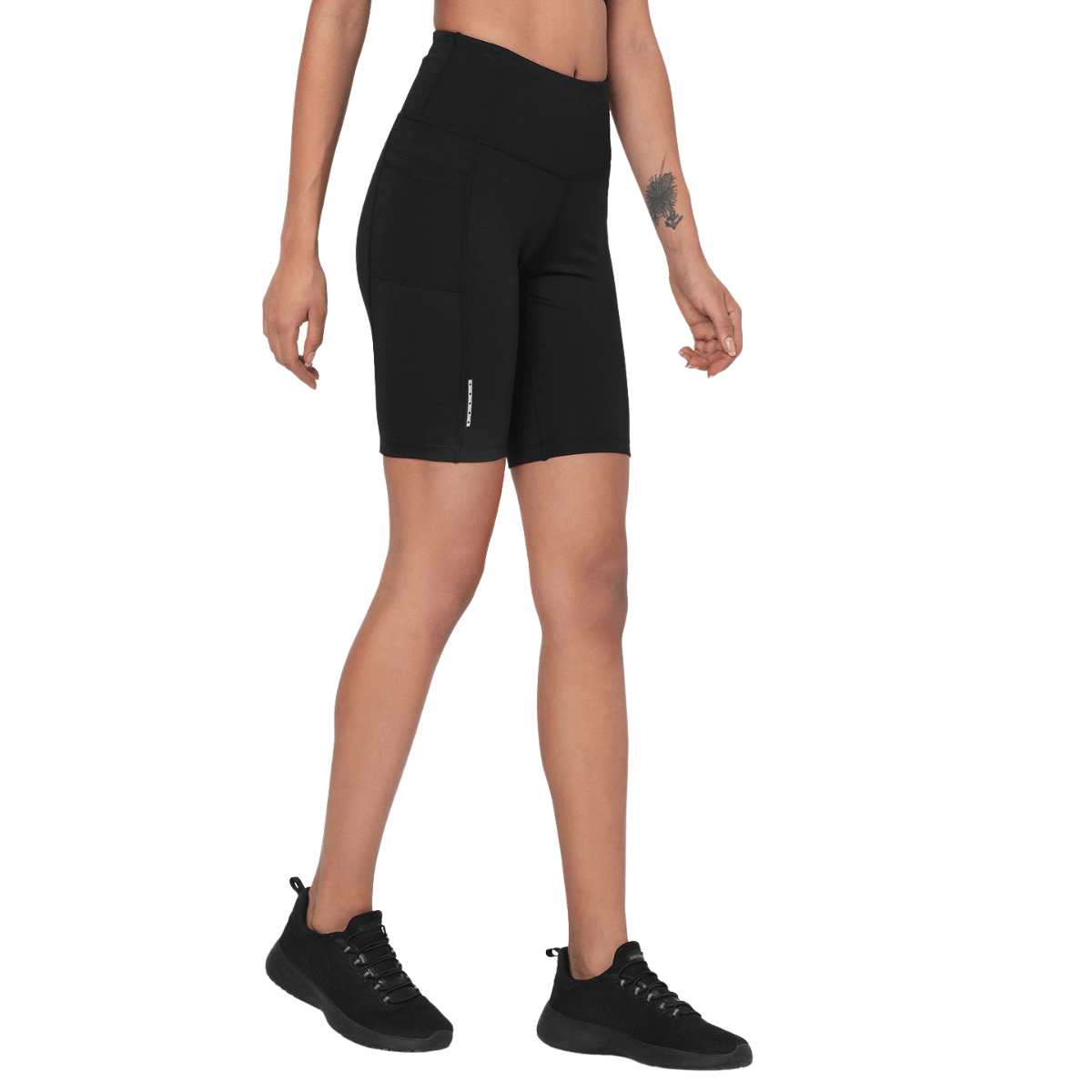 Biker Shorts Black-Shorts-Silvertraq-Silvertraq