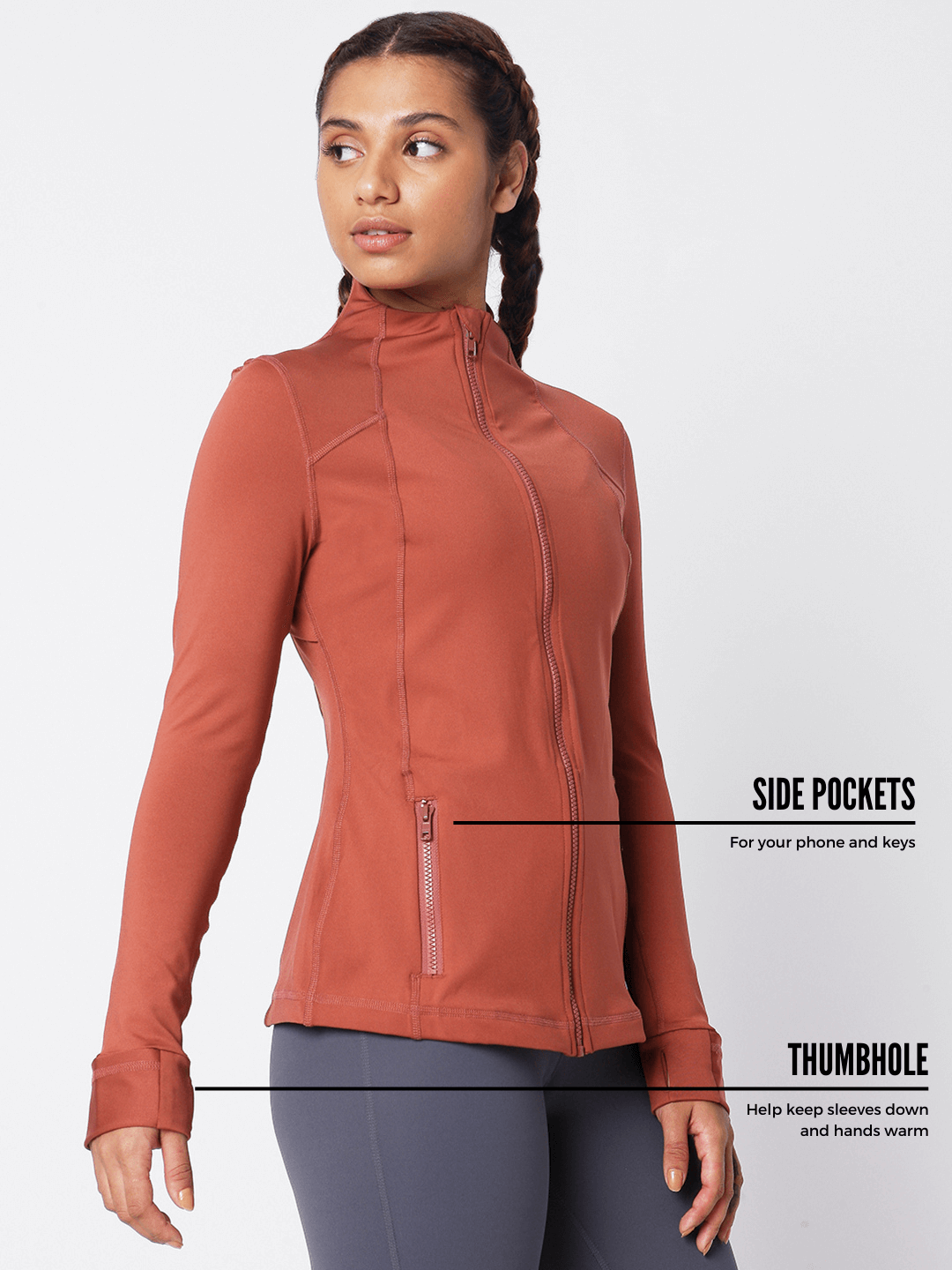 Contour Jacket Marsala