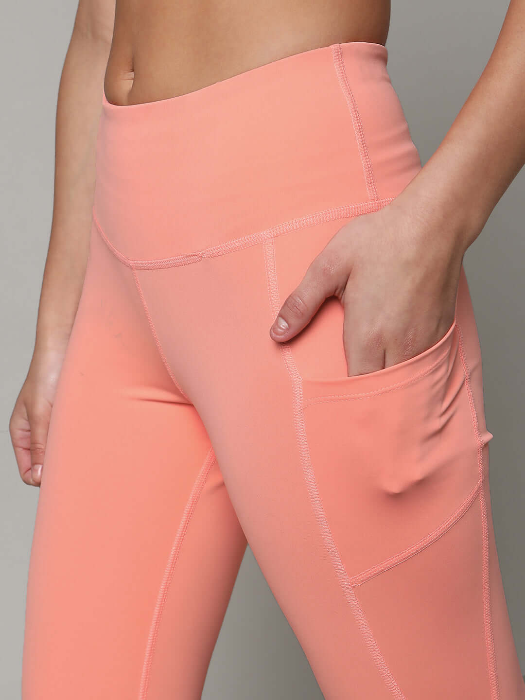 Peach High Impact Action Bra & Aura Leggings