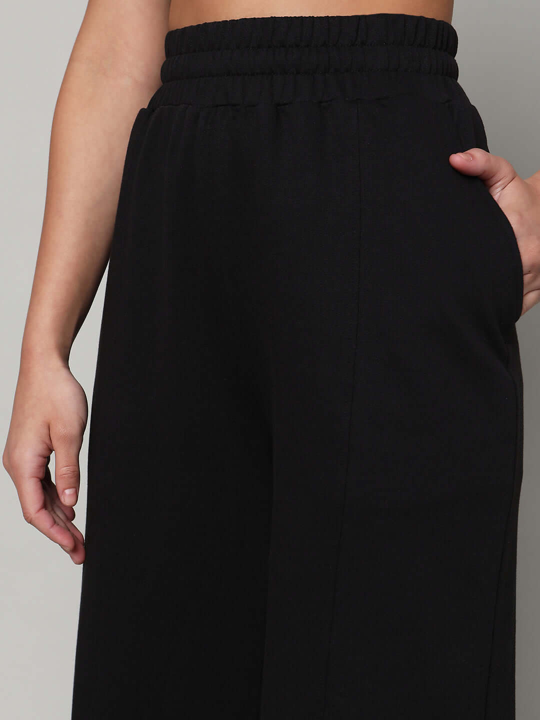 Terry All Weather Black Tracks For Women