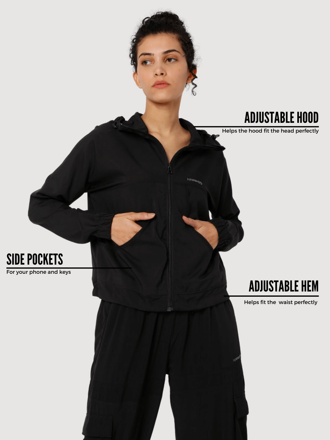 Shop-Black Tracker Cargo Pants & Cargo Jacket