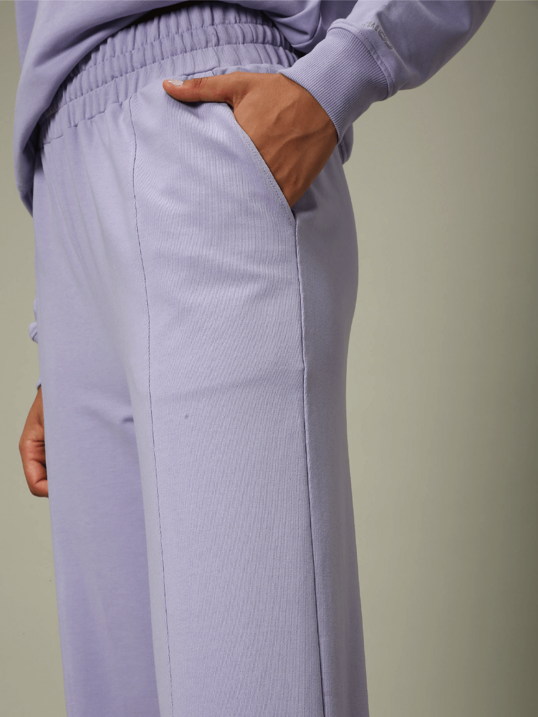 Terry All Weather Lilac Sweatshirt & Tracks For Women