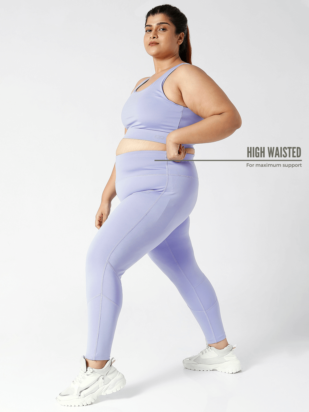 Shop-Ath Perform 7/8 High Waist Leggings Periwinkle Plus