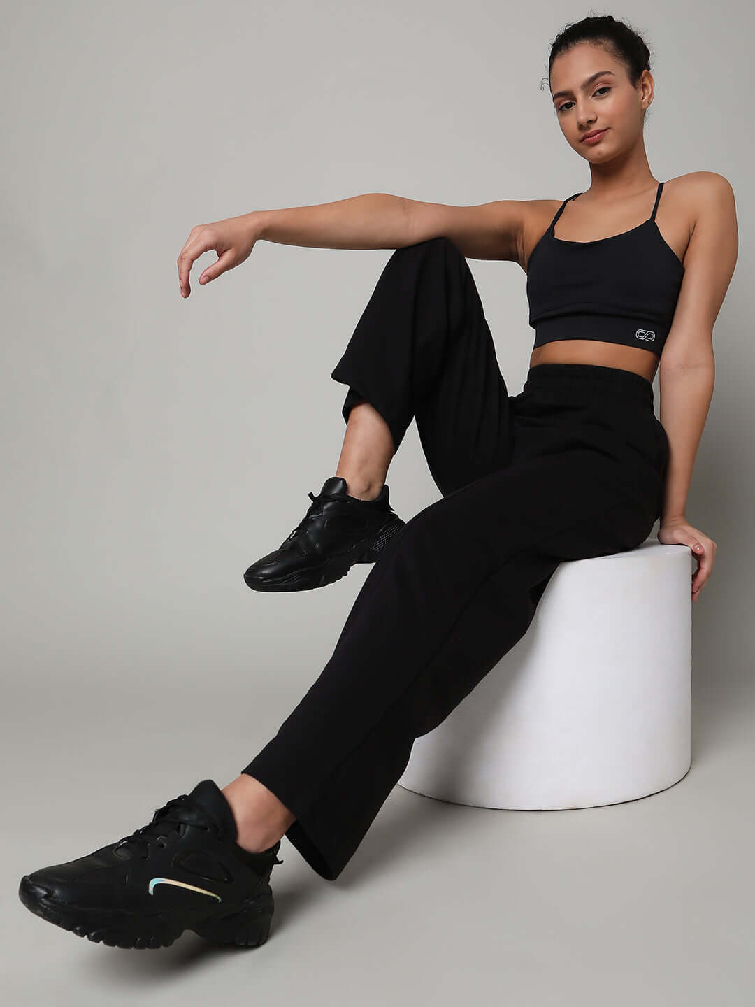 Terry All Weather Black Tracks For Women