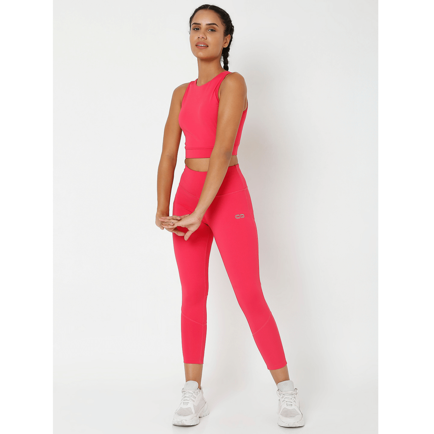 Shop-Sparkling Cosmo Cross back Crop Top & 7/8 Leggings
