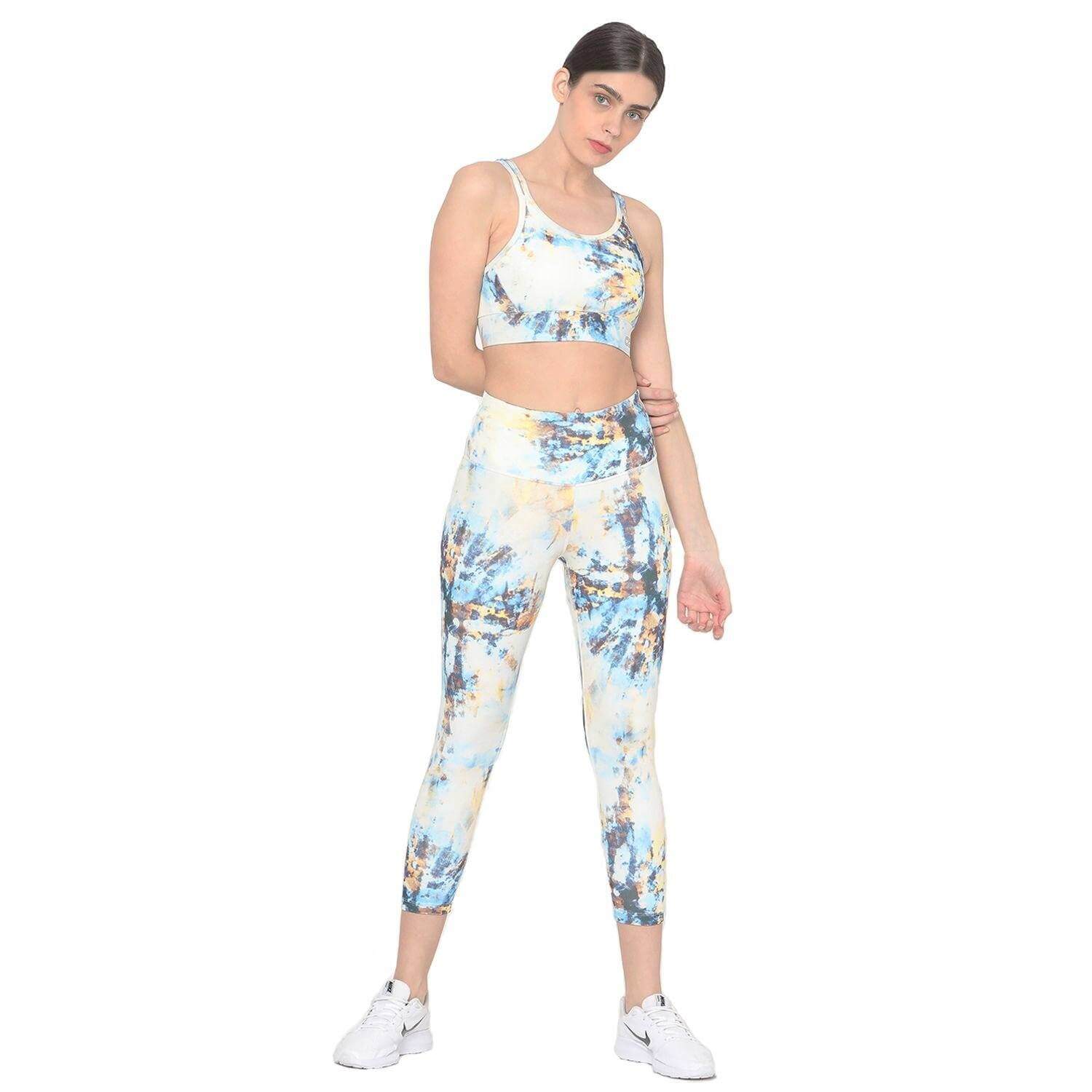 Biker Kross Bra Tie Dye-Padded Sports Bra-Silvertraq-Silvertraq