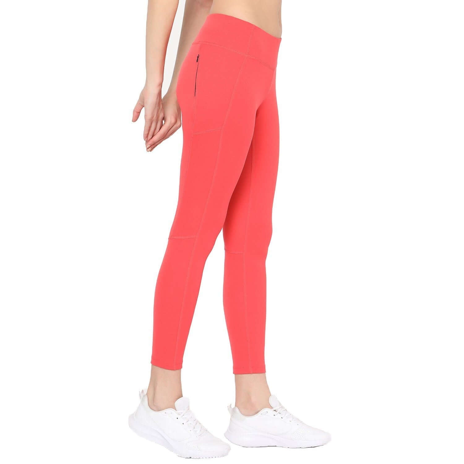 Performance Track Leggings Bright Orange-Leggings-Silvertraq-Silvertraq