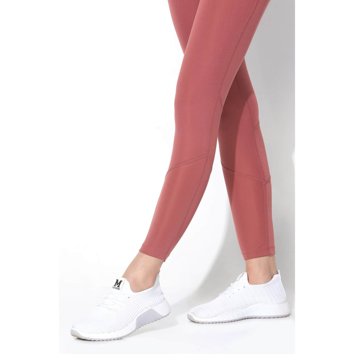 Ath Perform 7/8 High Waist Leggings Marsala-Leggings-Silvertraq-Silvertraq
