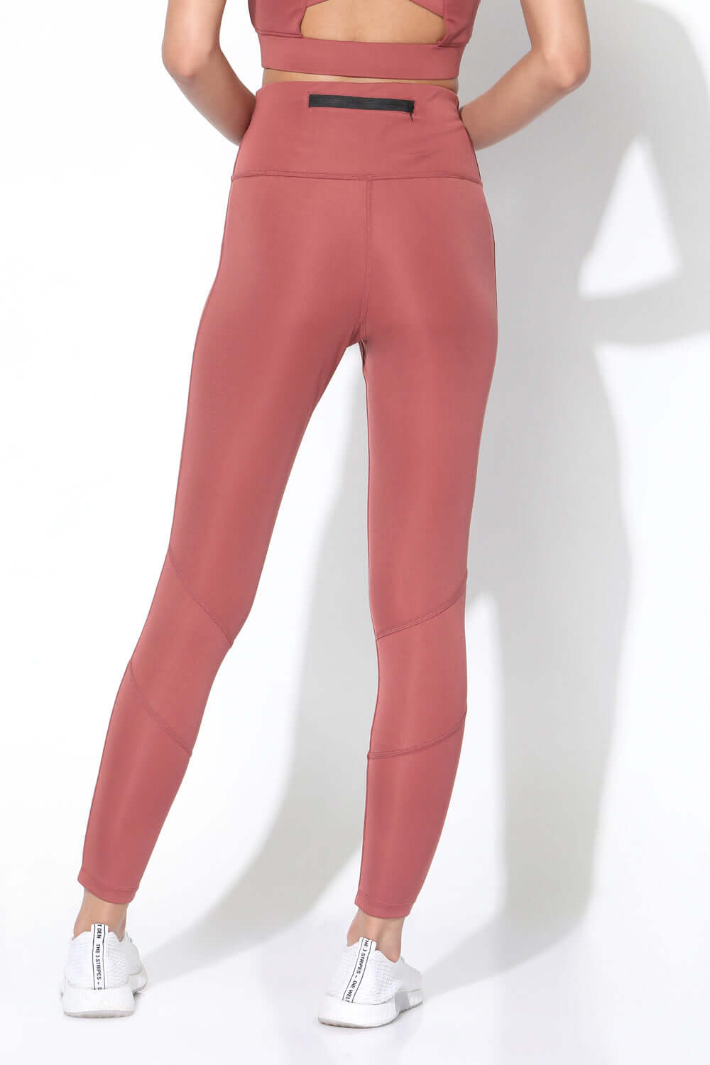 Shop-Marsala Padded Cross Back Crop Top and 7/8 Leggings