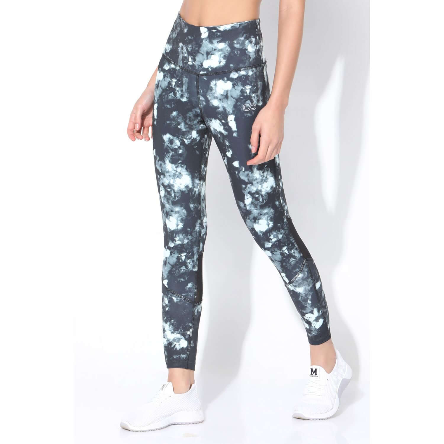 Dark Blossom Moto Crop Tee & 7/8 Leggings