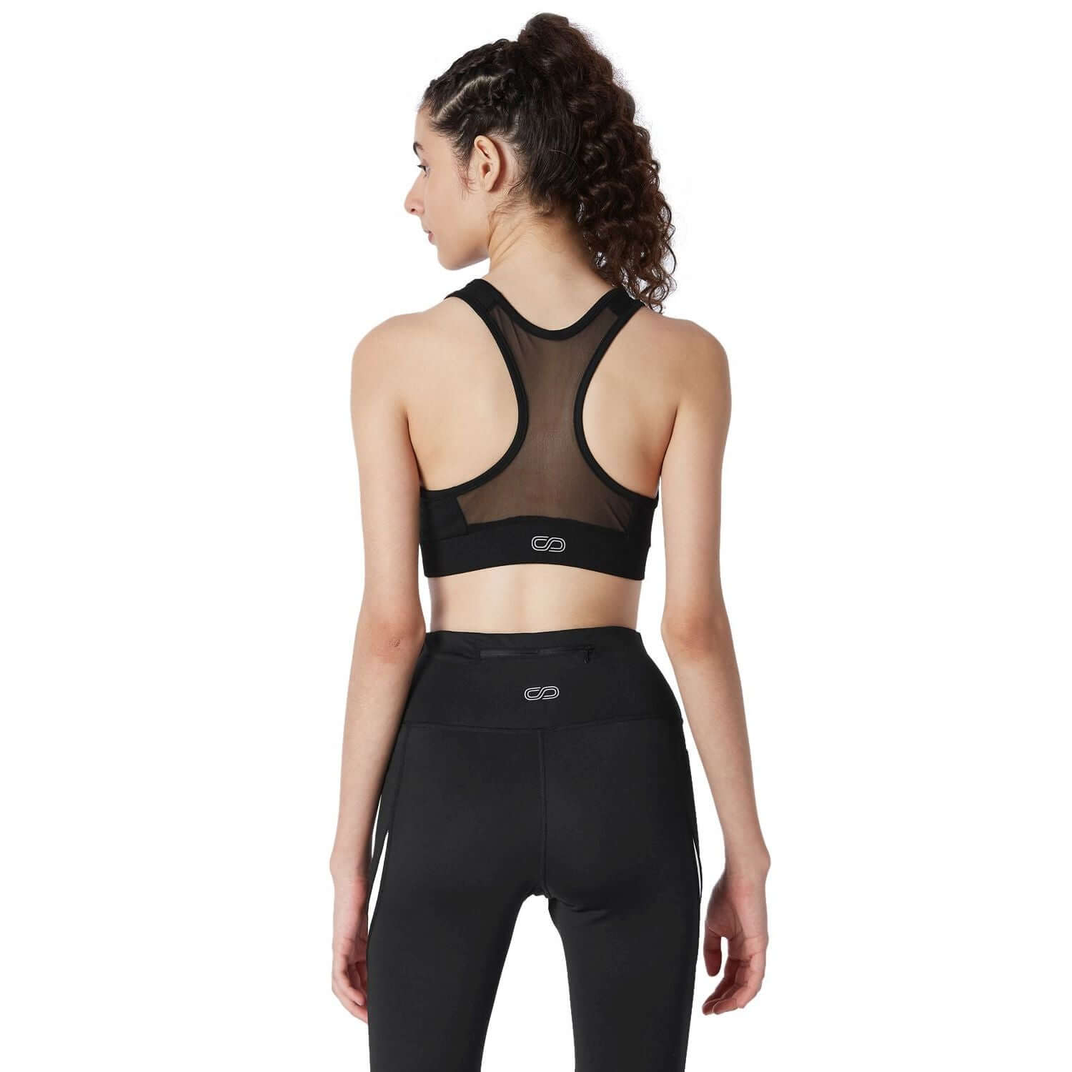 Flex Sports Bra Black-Padded Sports Bra-Silvertraq-Silvertraq