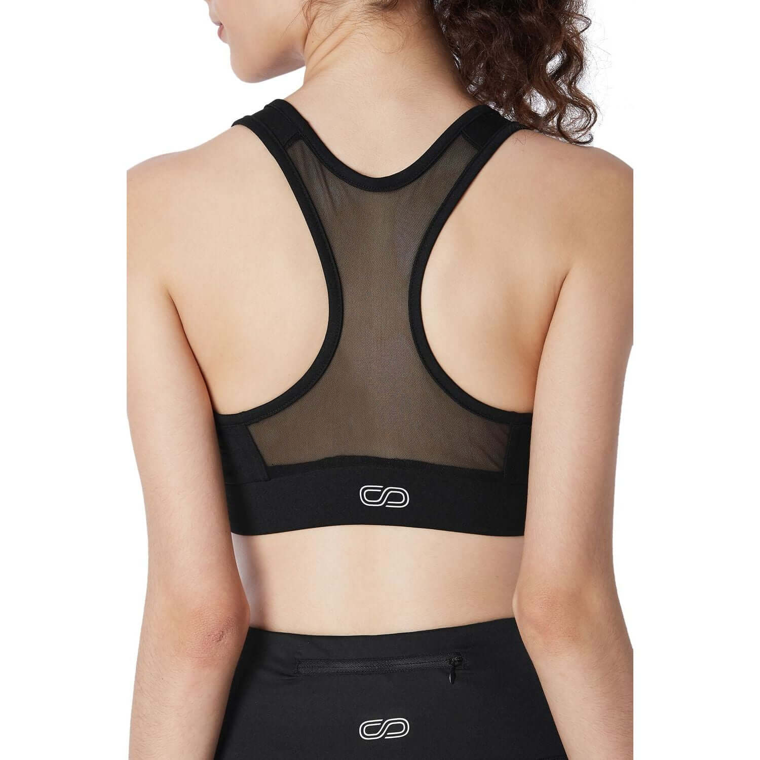 Flex Sports Bra Black-Padded Sports Bra-Silvertraq-Silvertraq