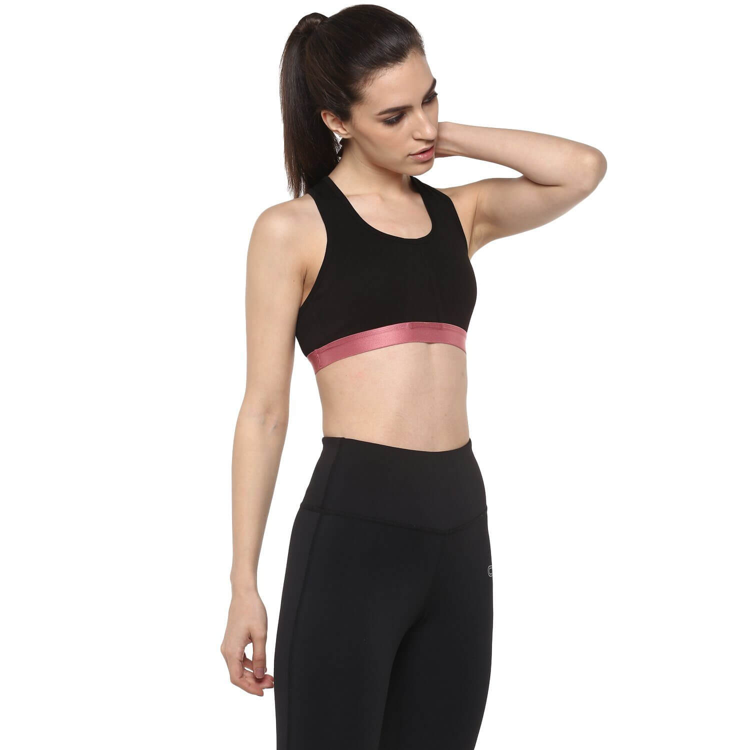 Lumos Sports Bra Black-Padded Sports Bra-Silvertraq-Silvertraq