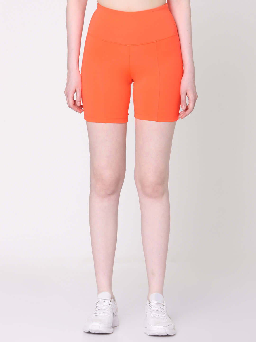 Fiery Coral T Back Sports Top & Rider Shorts