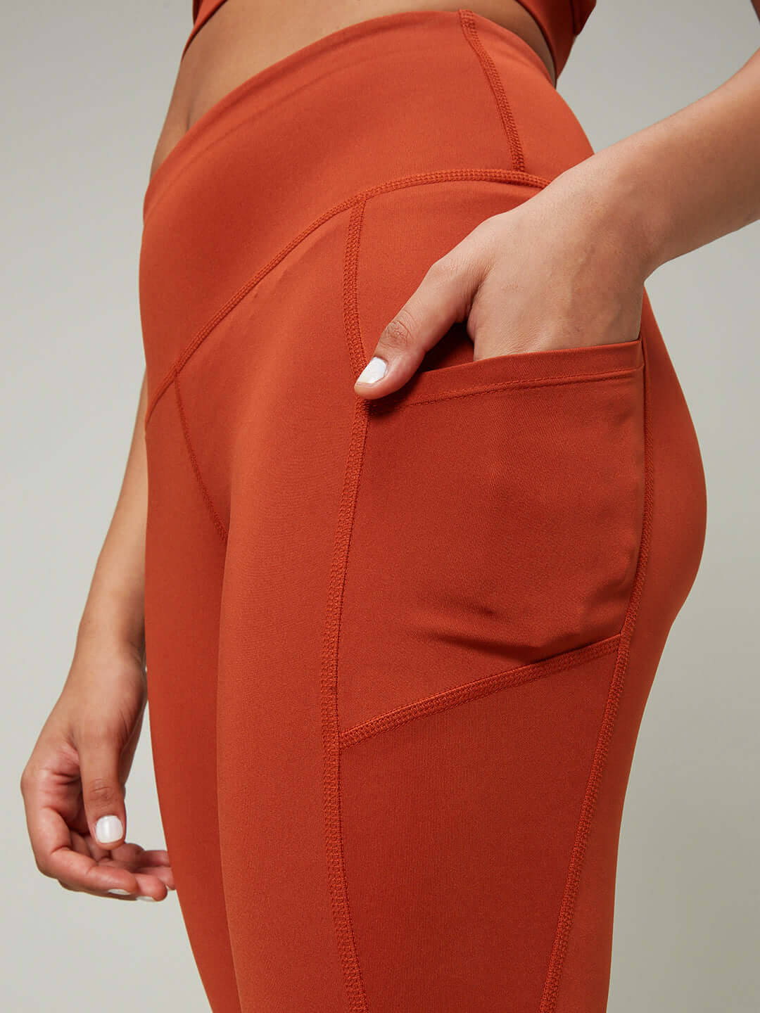 Arabian spice Cross Back Crop Top & Leggings
