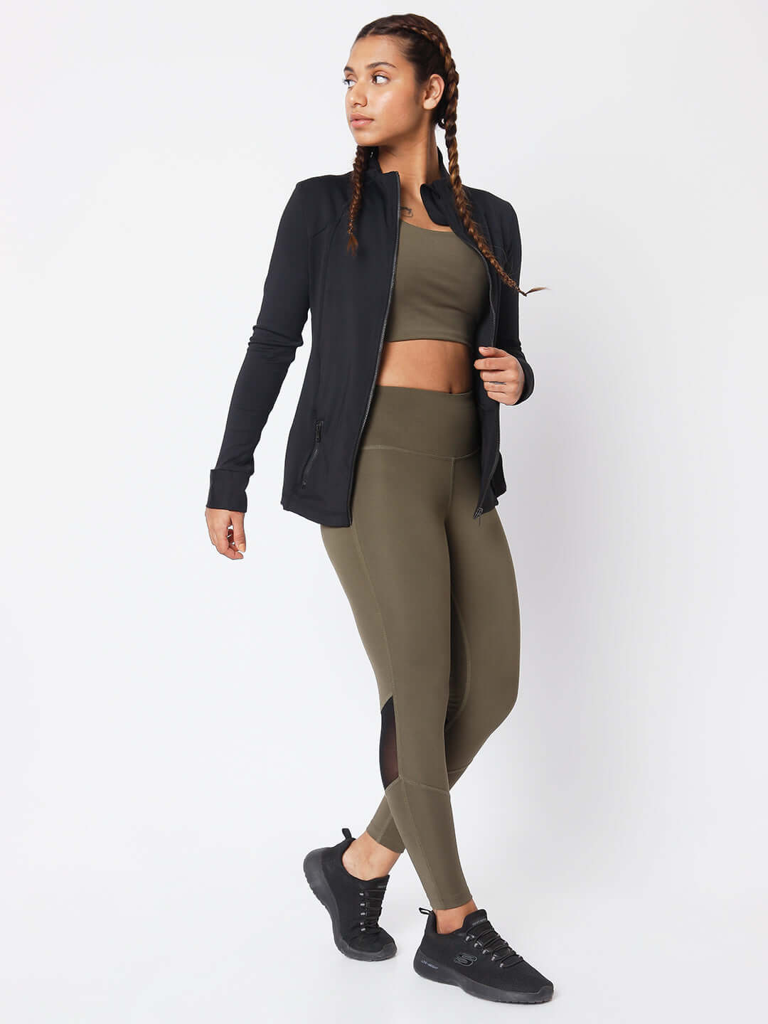 Contour Jacket Black-Sports Jacket-Silvertraq-Silvertraq