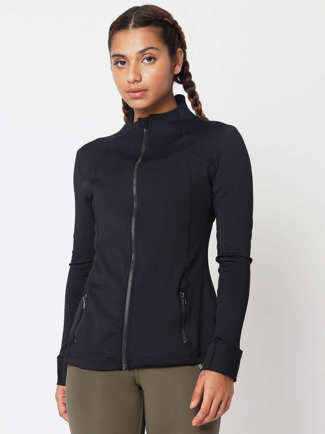 Contour Jacket Black-Sports Jacket-Silvertraq-Silvertraq