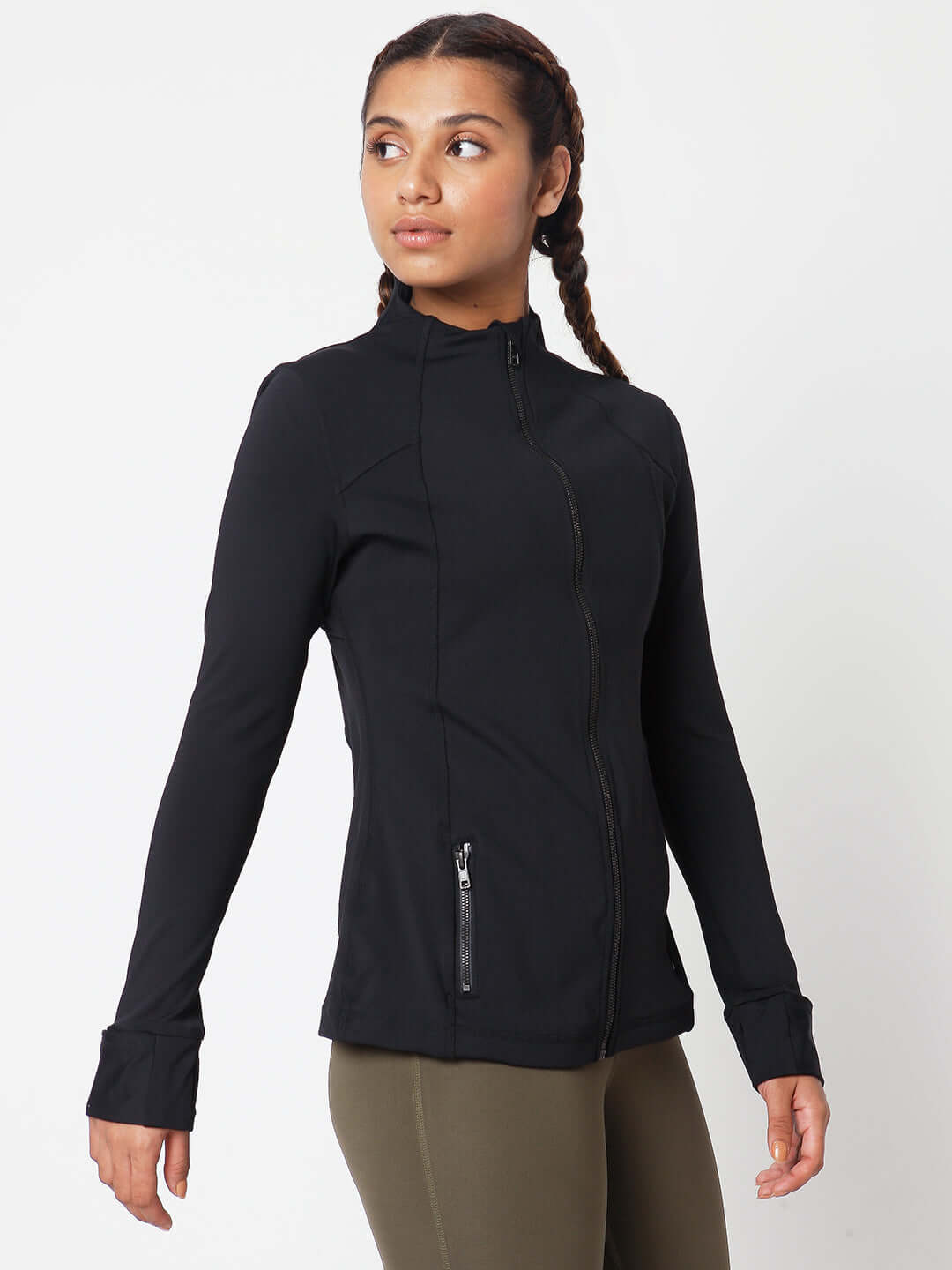 Contour Jacket Black-Sports Jacket-Silvertraq-Silvertraq