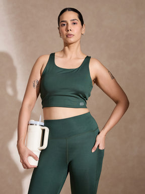 Shop-High Impact Action Bra With Clasp Sage