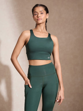 Shop-High Impact Action Bra With Clasp Sage